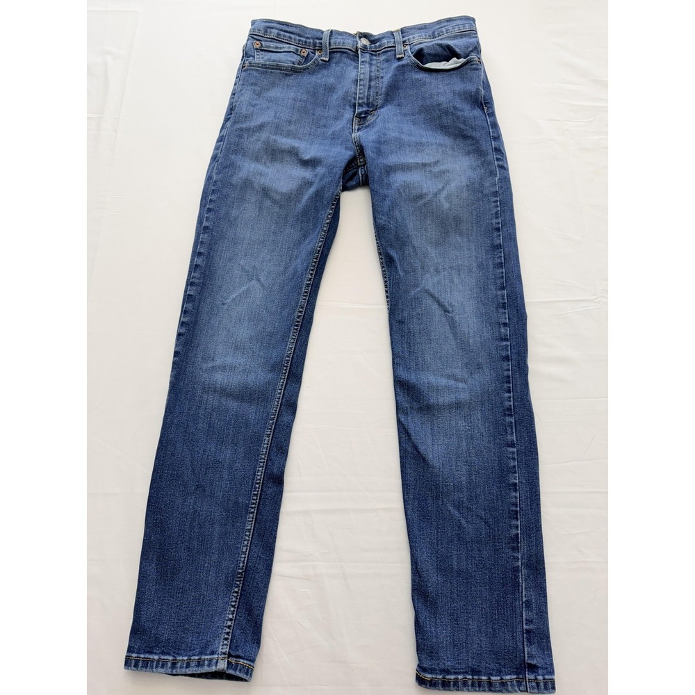Levi's 502 Jeans Mens 33x32 Blue‎ Medium Wash Regular Tapered Denim Pants